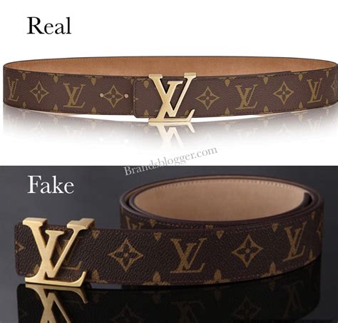 how to spot a fake louis vuitton belt